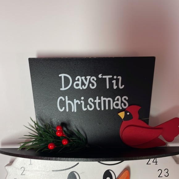Myco’s Best Snowman Christmas Countdown Wooden Sign - Picture 2 of 9